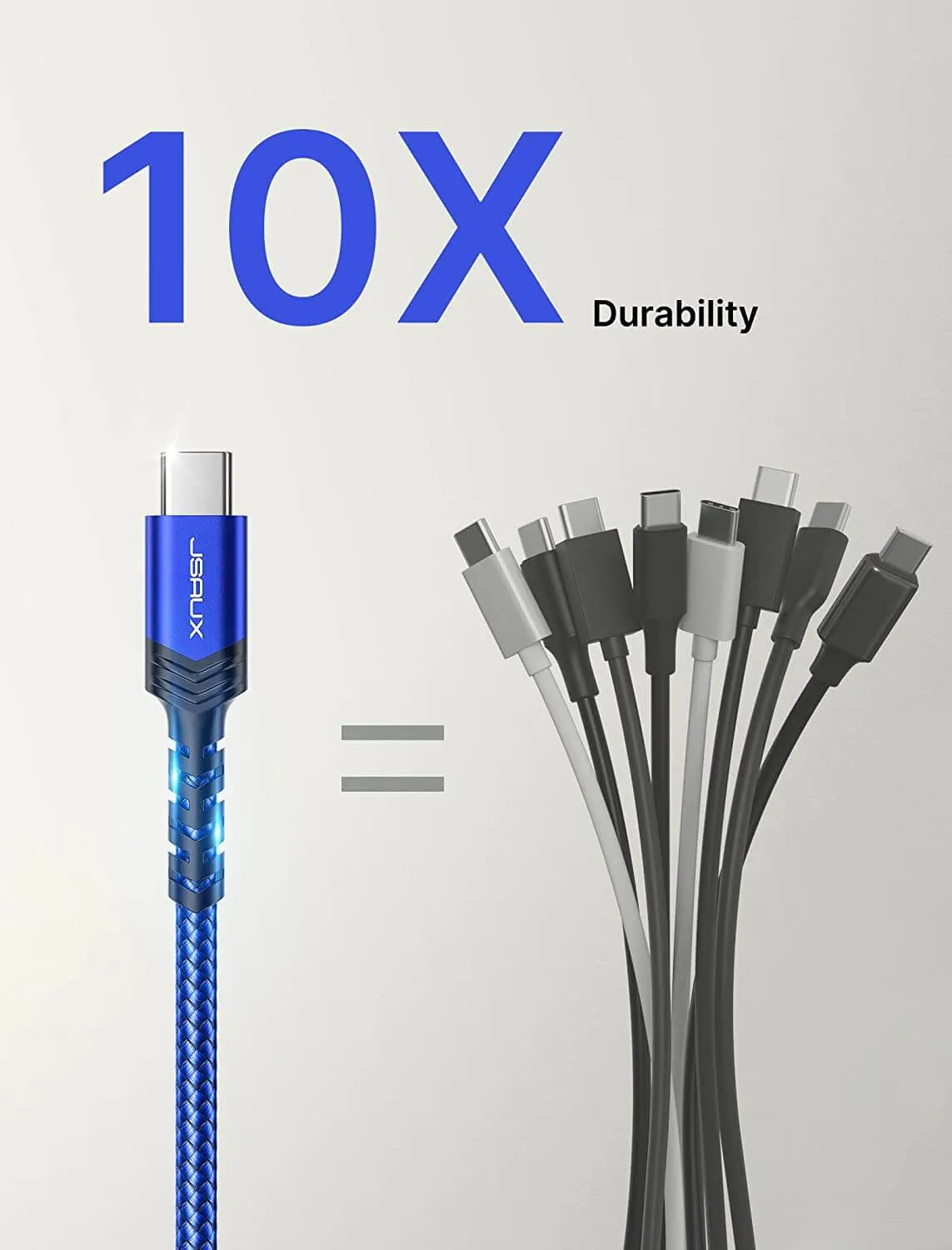 USB-A to C 3A Fast Charging Cable