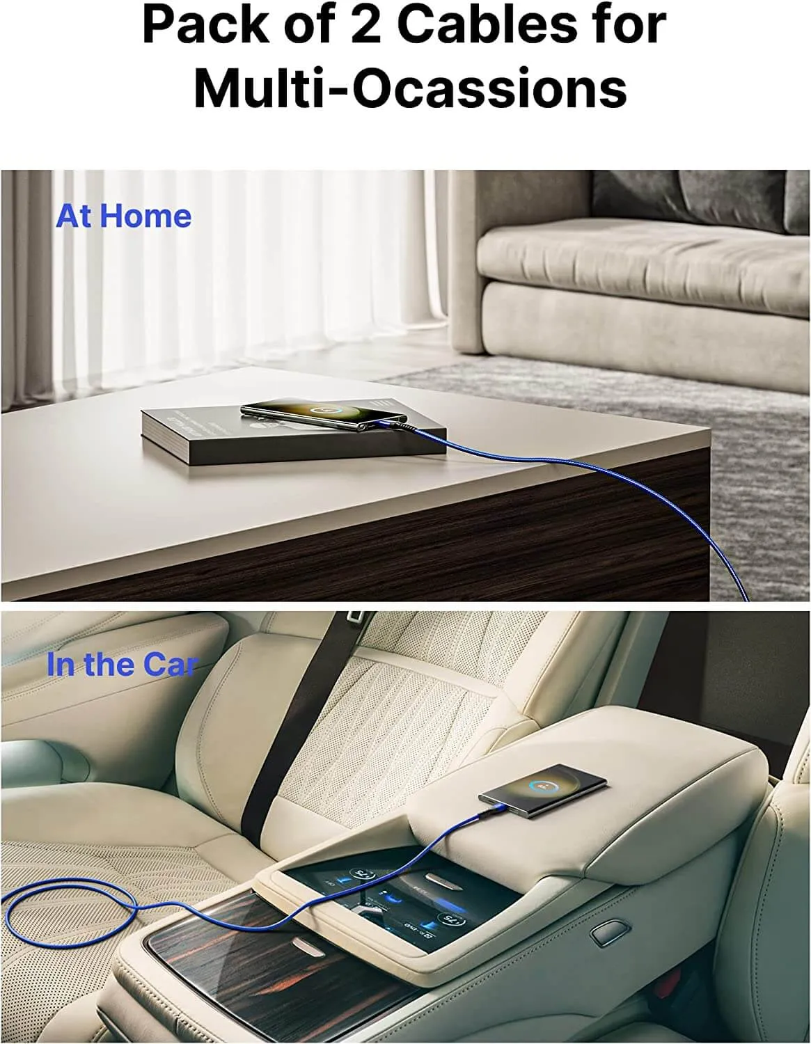 USB-A to C 3A Fast Charging Cable