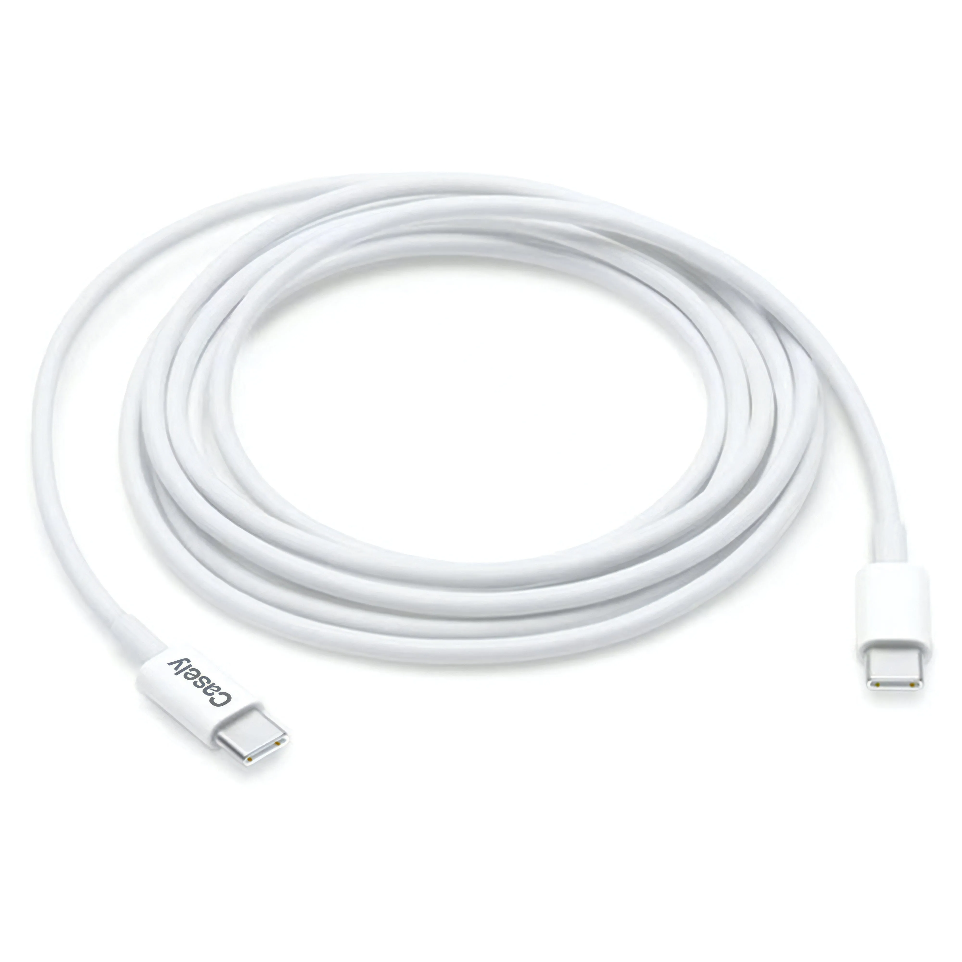 USB-C to USB-C Charging Cord 100W | White Cable