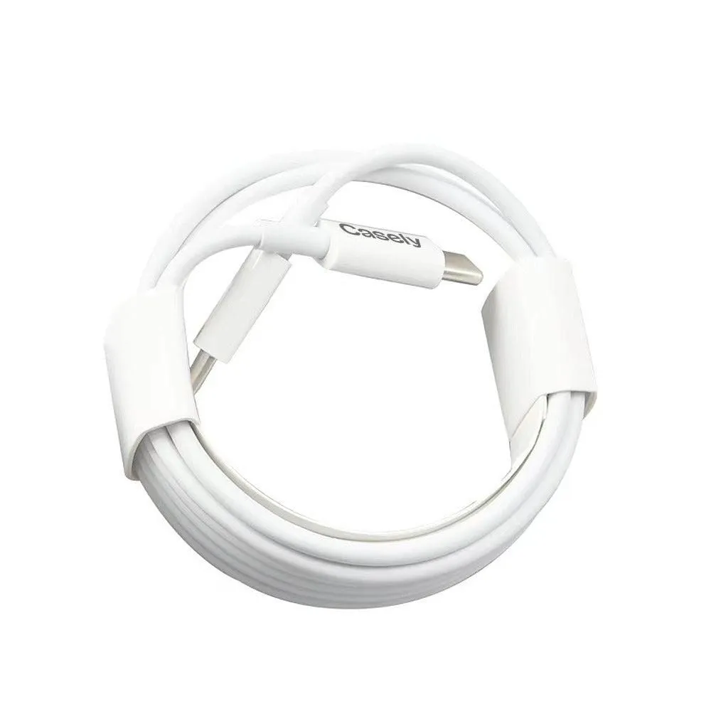 USB-C to USB-C Charging Cord 100W | White Cable