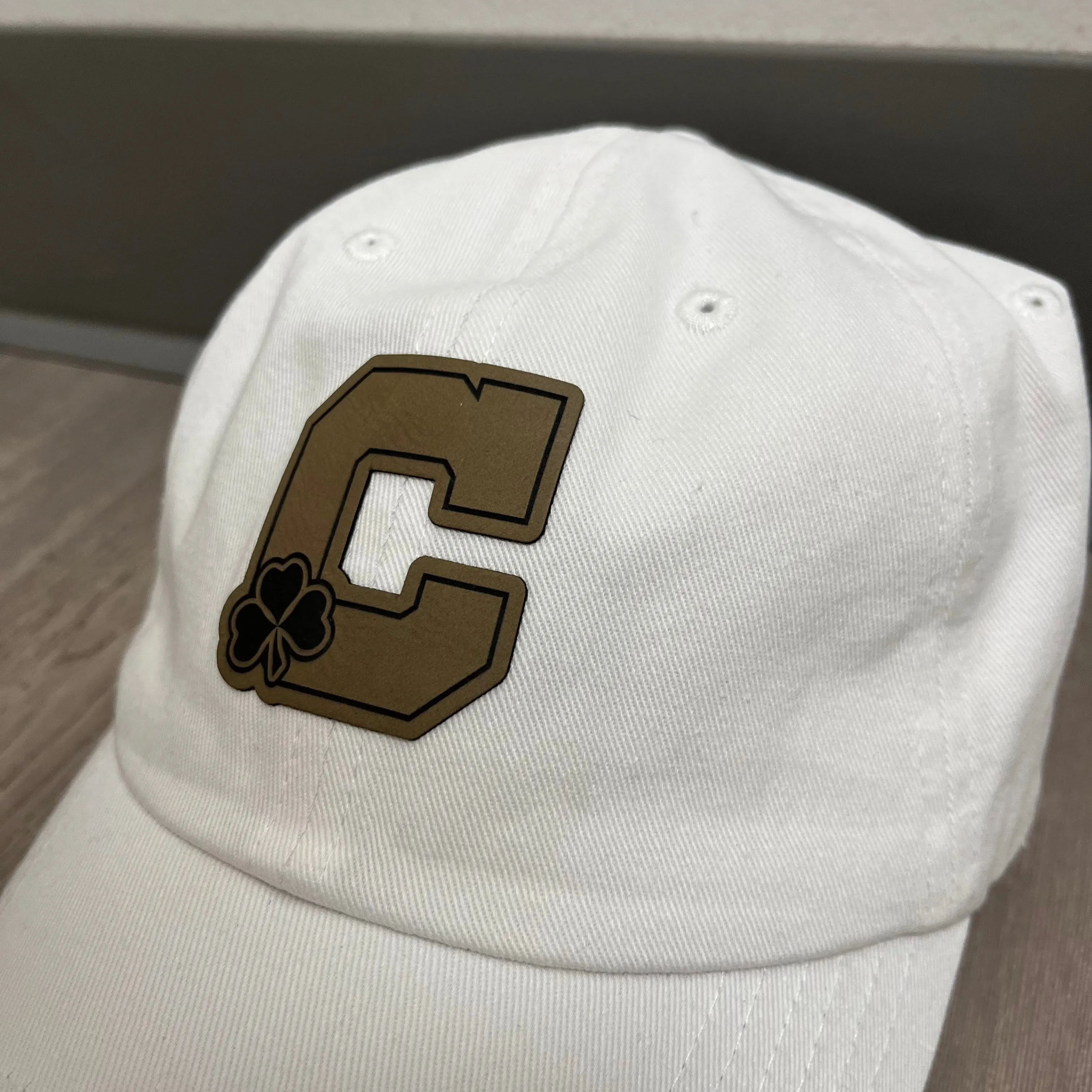 White Block C Hat